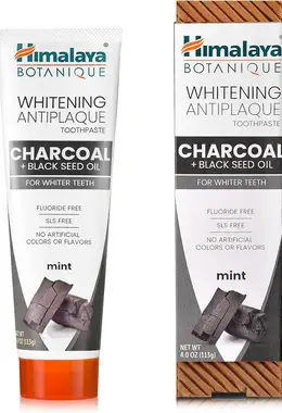 Botanique Whitening Antiplaque Toothpaste with Charcoal