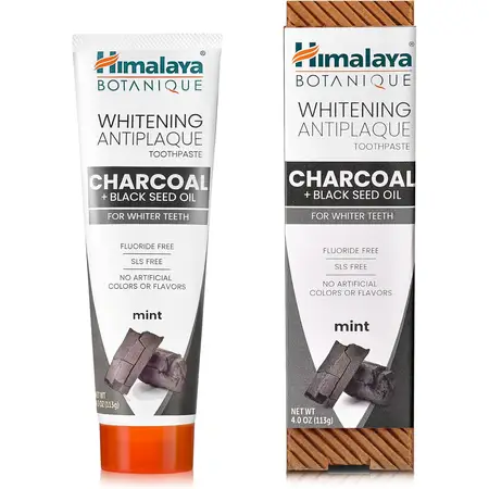 Botanique Whitening Antiplaque Toothpaste with Charcoal