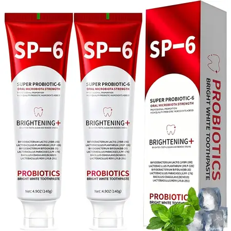 Niacinamide Whitening Toothpaste Enhanced Formula with 6 Probiotics